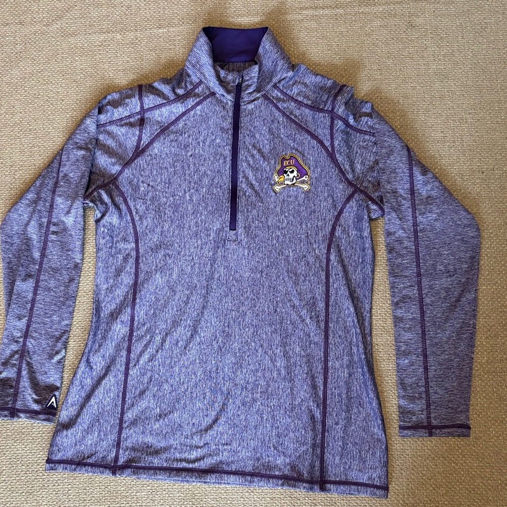 ECU Pirates Eastern Carolina 1/4 Zip Pullover Women’s M